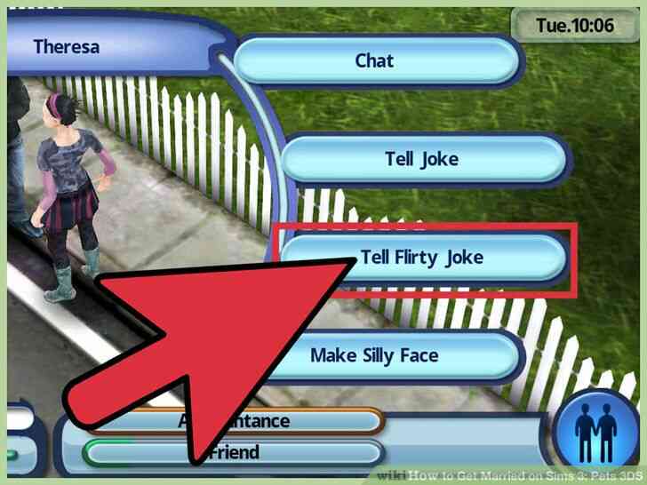 Image intitulée mariez-vous sur Sims 3_ Animaux de compagnie 3DS Étape 7